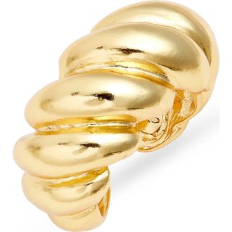 Karine Sultan Twisted Rope Ring in Gold at Nordstrom