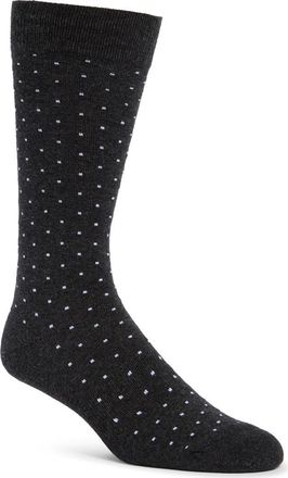 Nordstrom Cushion Foot Socks in Charcoal Heather Dot at Nordstrom