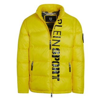 Plein Sport Gewatteerd Jack - Heren - Sport - Geel - Maat: 2XL