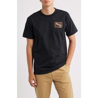 Brixton Emery Graphic T-Shirt in Black at Nordstrom, Size Xx-Large