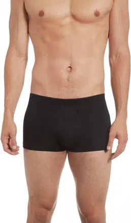 Hanro Cotton Superior Cotton Boxer Brief in Black at Nordstrom, Size X-Large