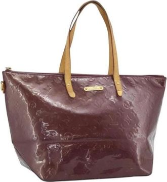 Louis Vuitton Pre-owned Tote Bag - Dames - Vintage Shopper - Paars - ONE Size - Leer - Vintage