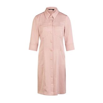 Marc Aurel Vestido con bolsillos cosidos y cierre de botones a presi&oacute;n - Dresses - Mujer - Rosa - XL