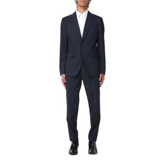 Dsquared2 Single Breasted Suits, male, Blue, 2XL, Formal Suit