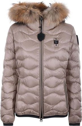 Blauer Satin Nylon Down Jacket
