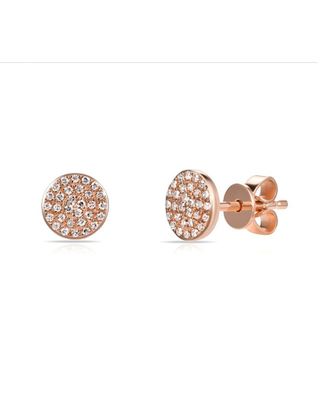 Sabrina Designs 14K Rose Gold 0.22 Ct. Tw. Diamond Cluster Earrings