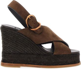 Castaner Dark Brown Betina Wedge Sandals