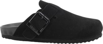Colors Of California Boston Clog - Dames - Slip ons - Zwart - 36 EU - Leer - Schoenen