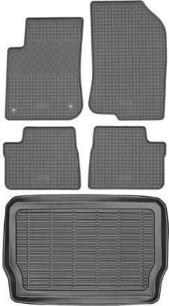 OEM Juego De Alfombrillas De Goma Para Peugeot 208 I Hatchback (2012-2019) - Alfombrilla Para Maletero