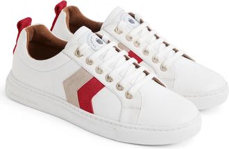 FAIRFAX & FAVOR Womens Alexandra Trainer Shoe In Cherry/stone