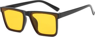 Generic UV400 Mens Outdoor Driving Sunglasses Womens Shopping Street Photography(Orange)