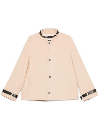 Jil Sander Jas met ceintuur detail - Beige
