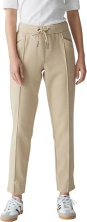 OPUS Ersima Line Broek - Dames - Broeken - Beige - Maat: XL