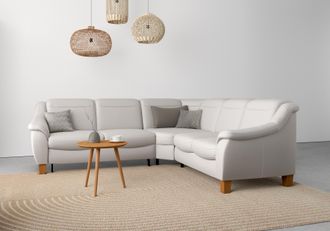 HOME AFFAIRE Ecksofa »Caldera L-Form« Federkern, wahlweise mit Kopfteilverstellung, Bettfunktion, Bettkasten