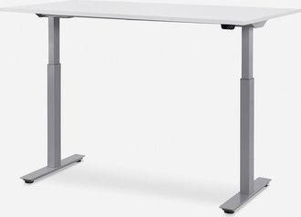 Jelmoli-Shop »WRK21 Schreibtisch Smart 180 x 80 cm, Höhenverstellbar, Weiss Uni / Grau« ()