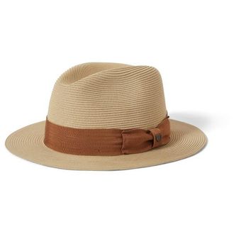 Brixton Roma Straw Packable Fedora Hut - Unisex | beige