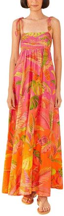 Farm Rio Ombre Forest Maxi Dress