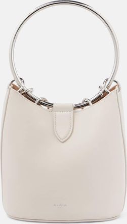 Alaia Ring Medium leather bucket bag