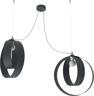 Lumicom Shell L&aacute;mpara De Techo 2 Luces Monocolor Mate