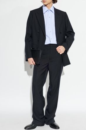 Tom Ford Cotton Shirt, Mens, Light Blue