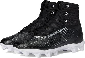 Under Armour Highlight Franchise RM 2.0 Mens Cleated Shoes Black/White/Metallic Silver : 8.5 D - Medium, Synthetic