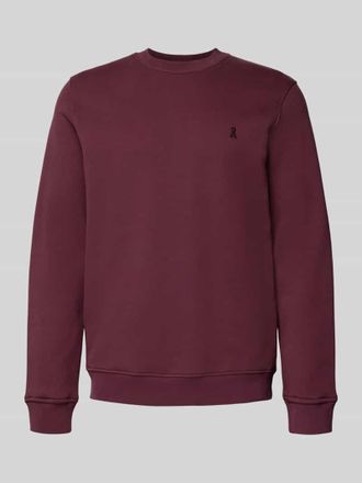 Armedangels Armedangels Regular Fit Sweatshirt aus reiner Bio-Baumwolle Modell BAARO FLEECE in Bordeaux, Gr&ouml;&szlig;e XL