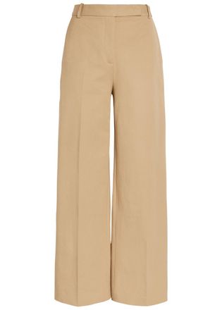 Joseph Yukio Flared-leg Trousers - Beige - 42 (UK14 / L)
