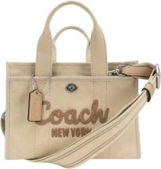 Coach Pre-owned Tote Bags, female, Beige, Size: ONE SIZE Pre-owned Tote bag