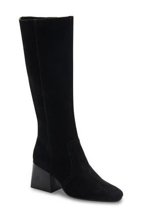 Blondo Tessa Waterproof Knee High Boot in Black Suede at Nordstrom Rack, Size 8 Regular Calf