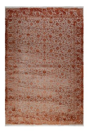 Esprit Alfombra cl&aacute;sica suave, estilo vintage con relieve, terracota 200x290
