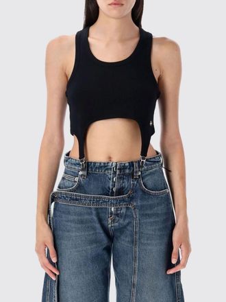 Jean Paul Gaultier Top cropped Jean Paul Gaultier in cotone stretch
