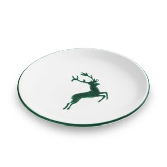 Gmundner Keramik Gmundner Keramik - Gmundner Cer&aacute;mica Ciervo Verde, Plato De Postre Taza (&oslash; 20cm)