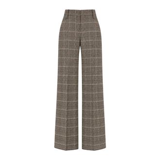 Ermanno Scervino Pantaloni a palazzo - - Trousers - Donna - Marrone - S