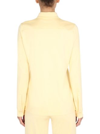 Jil Sander Oversize Cotton Shirt - Yellow