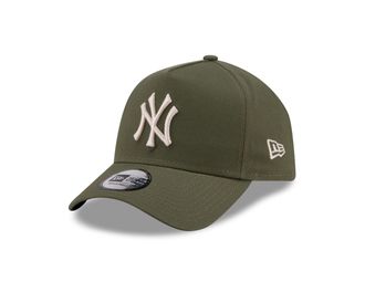 New Era New York Yankees Olive MLB League Essential 9Forty E-Frame Snapback Cap - One-Size