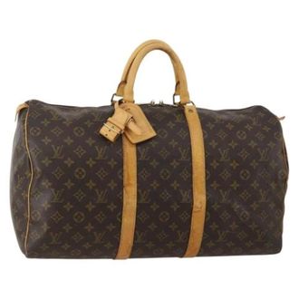 Louis Vuitton Tweedehands Canvas Louis Vuitton tassen - Dames - Pre-owned - Bruin - Maat: ONE Size