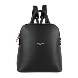 Lancaster Zipp&eacute; Sierra Jia Rugzak Zwart - Dames - Rugzakken - Zwart - ONE Size - Leer - Tassen