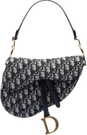 Dior Pre-owned The Saddle - Dames - Vintage Schoudertas - Blauw - ONE Size - Vintage