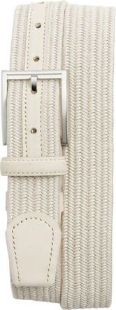 Nordstrom Bryce Woven Stretch Belt in Tan Safari at Nordstrom, Size 46