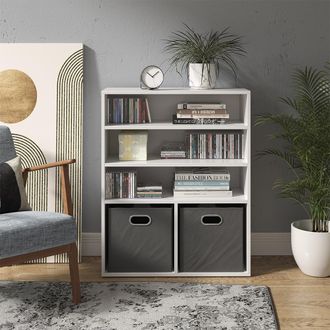 Vicco Librer&iacute;a, Blanco, 72 X 90.2 Cm 2 Compartimentos