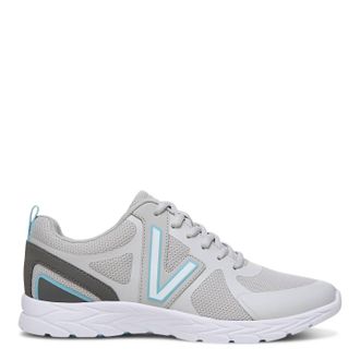 Vionic Womens Brisk Miles Ii Sneaker - Wide Width In Vapor/charcoal