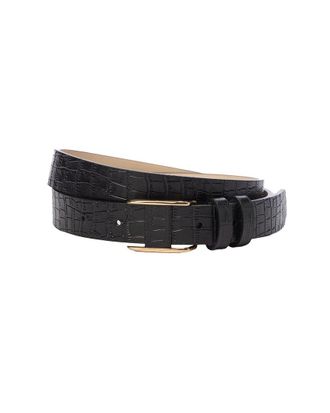 J.McLaughlin J. McLaughlin Allegra Croc-Embossed Leather Belt
