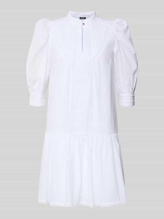 Joop Hemdblusenkleid mit Puff&auml;rmeln Modell Dido in Weiss, Gr&ouml;&szlig;e 34