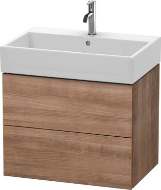Duravit Duravit L-cube Mueble De Pared, 2 Cajones, 68,4 X 45,9 Cm, Para Vero Air 235070, Color: Cerezo Del Tesino - Lc627607373