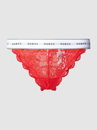Guess String mit Spitze Modell BELLE BRAZILIAN in Rot, Gr&ouml;&szlig;e XS