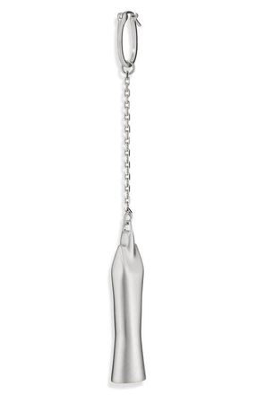 Rick Owens Sister Single Drop Earring in Palladium at Nordstrom