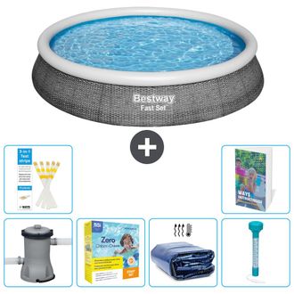 Bestway Piscina Bestway Fast Set Redonda - 396x84 Cm - 7-piezas S184