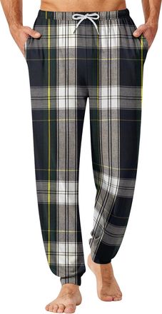 Generic Xmas Mens Pj Bottoms - Cozy Christmas Pajama Pants with Pockets, Elastic Waist for Warm Sleep & Home Lounge