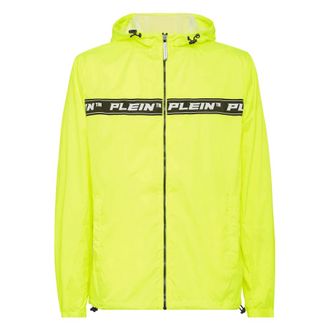 Philipp Plein Jassen, Heren, Geel, XL, Nylon, Nylon Windbreaker