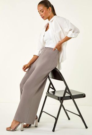 Roman Wide Leg Stretch Trouser